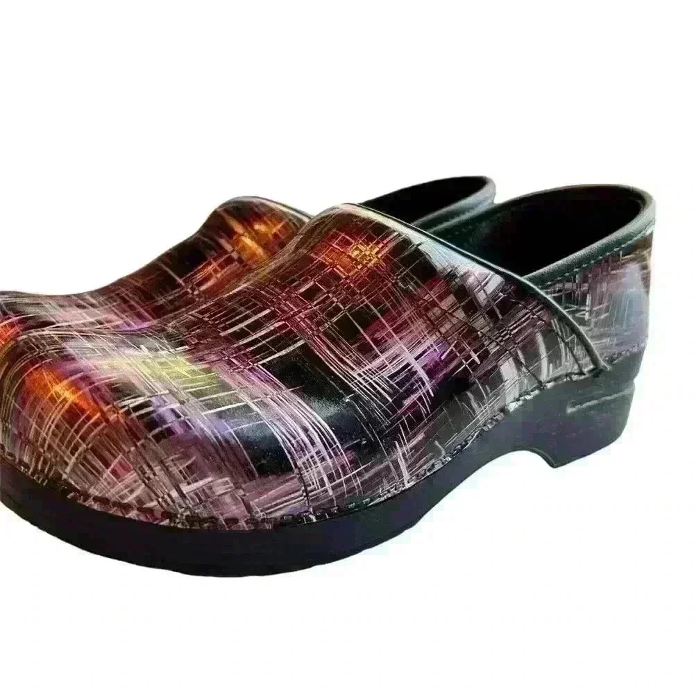 Dansko Multicolor Patterned Mules - Picture 3 of 12